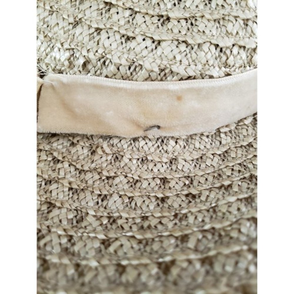 NWT Vintage Sunhat with Faux Flowers‎ - Picture 5 of 7